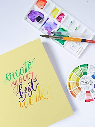 50 Colored Cream Sheet Card Stock Paper - Vellum Bristol Cover, Copy Paper, Printer Paper, 67lbs, 147gsm, 8.5" x 11", Legal Size Cardstock Paper, Thick Paper