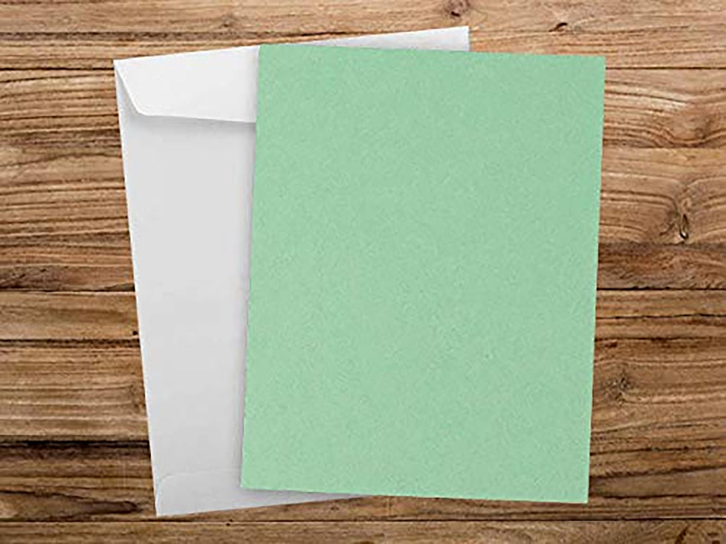 50 Colored Green Sheet Card Stock Paper - Vellum Bristol Cover, Copy Paper, Printer Paper, 67lb, 147gsm, 8.5" x 11" Thick Paper