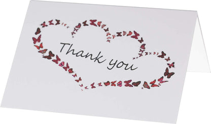 50 Amazing Thank you Note Card and Blank Greeting Space with 50 Envelopes (5 Design Thank you card)