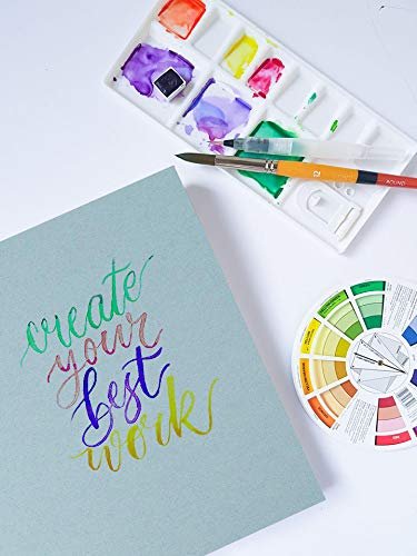 50 Colored Blue Sheet Card Stock Paper - Vellum Bristol Cover, Copy Paper, Printer Paper, 67lb, 147gsm, 8.5" x 11" Thick Paper