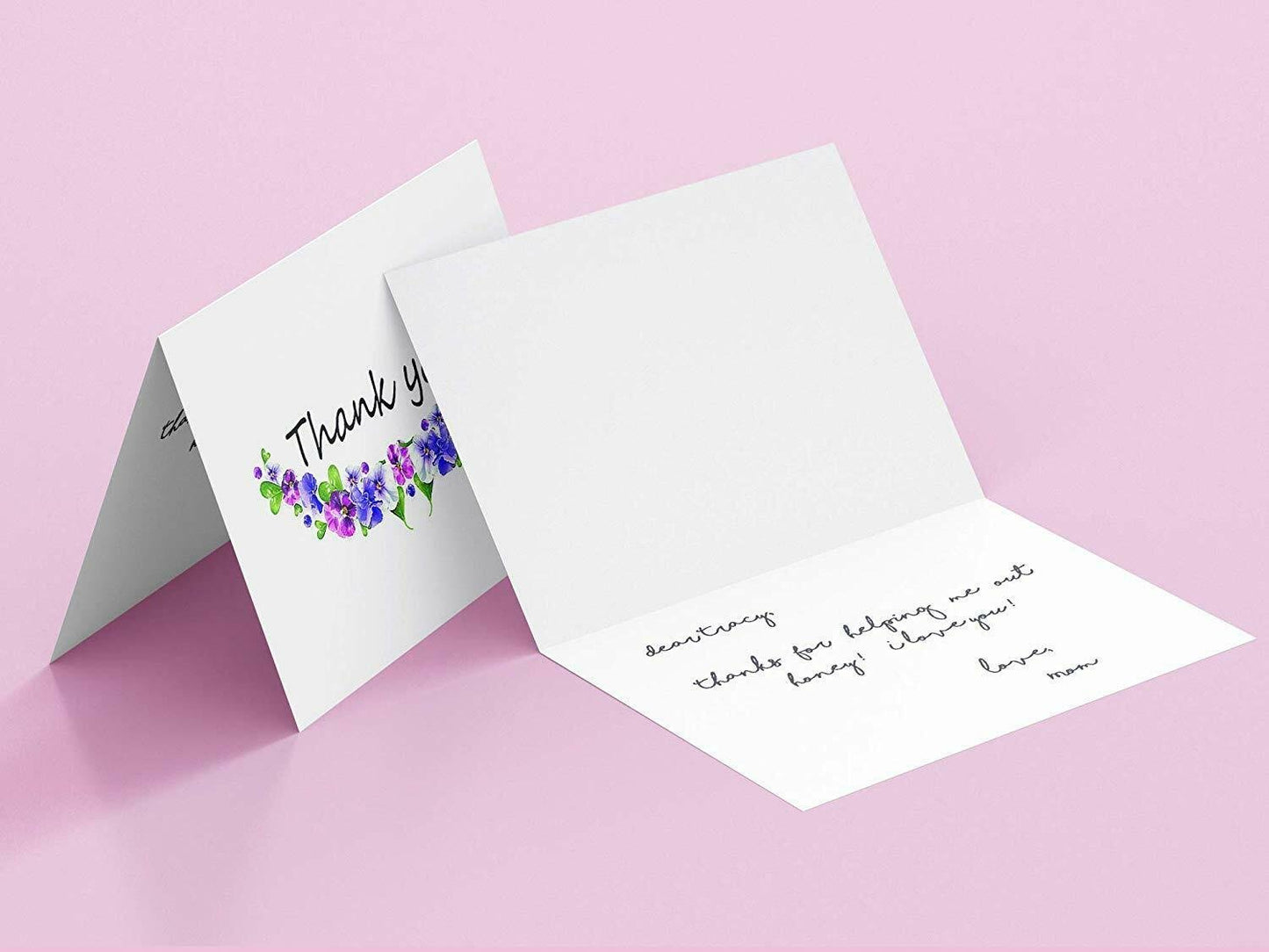 Blank Note Cards - 4.78 x 7 Inches of 50 Blank Note Cards with Envelopes - Perfect for Kids and Birthday Parties, Write Happy Gift Notes for Baby, Graduation, Wedding