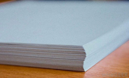 50 Colored Blue Sheet Card Stock Paper - Vellum Bristol Cover, Copy Paper, Printer Paper, 67lb, 147gsm, 8.5" x 11" Thick Paper