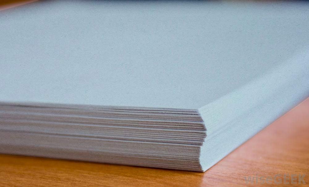 50 Colored Blue Sheet Card Stock Paper - Vellum Bristol Cover, Copy Paper, Printer Paper, 67lb, 147gsm, 8.5" x 11" Thick Paper