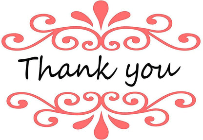 50 Amazing Thank you Note Card and Blank Greeting Space with 50 Envelopes (5 Design Thank you card)